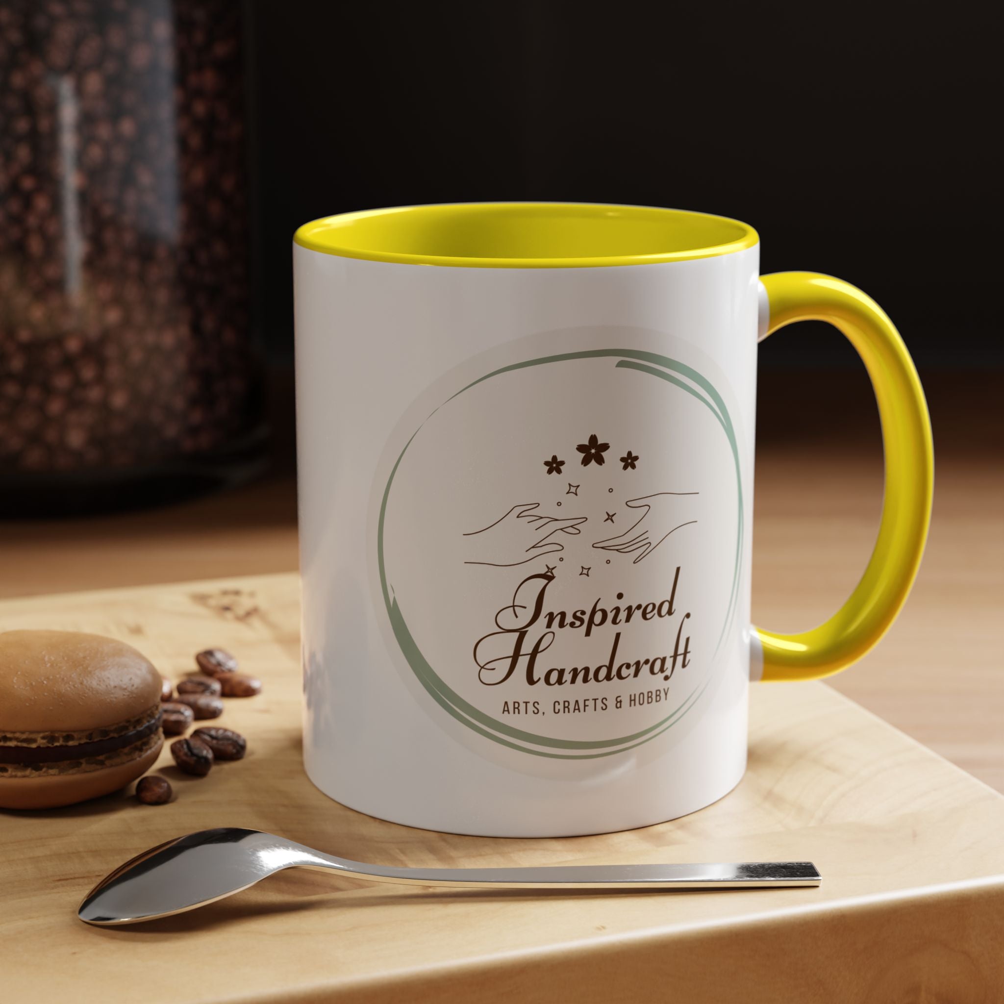 Inspired Handcraft Accent Coffee Mug — Arts & Crafts Gift (11/15 oz)