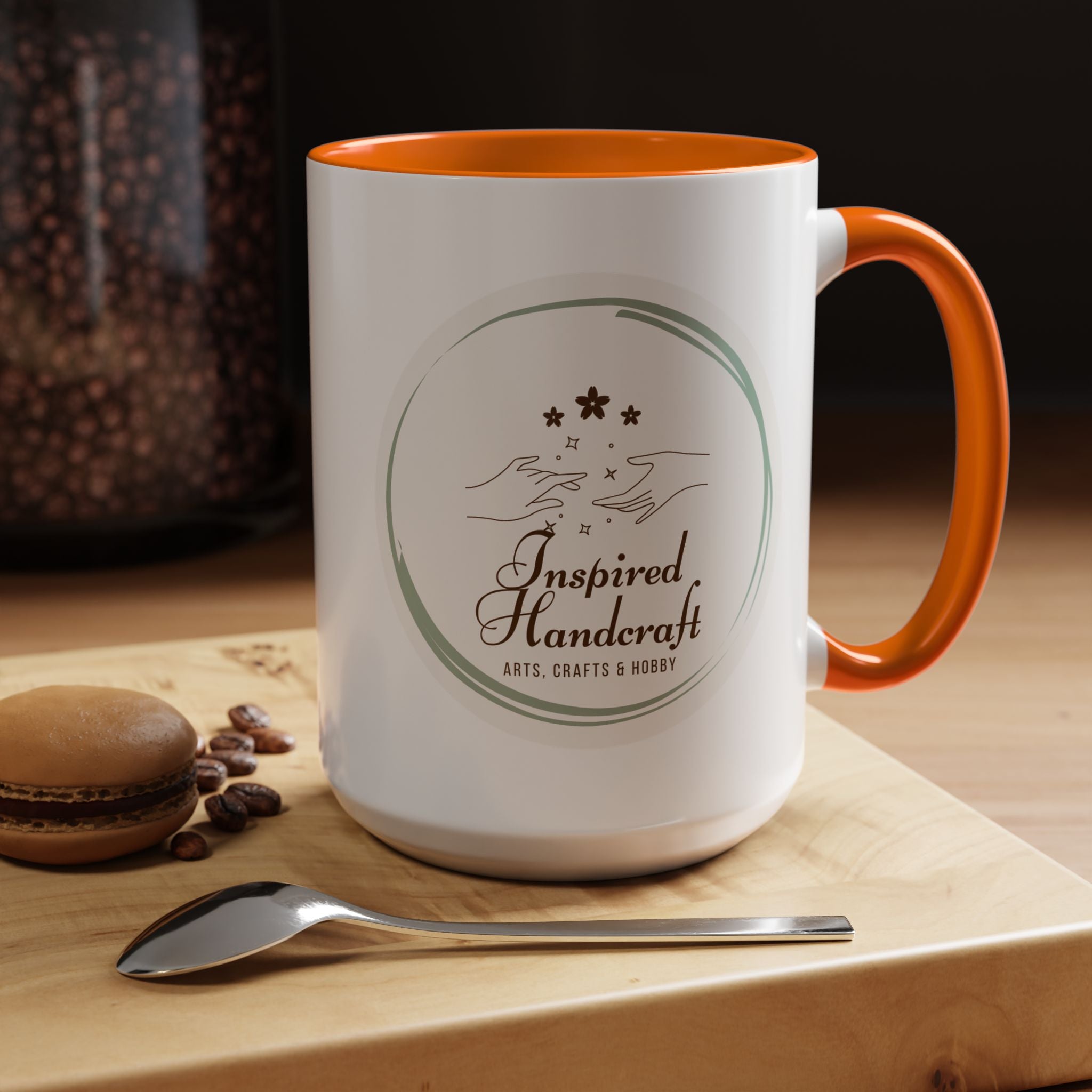 Inspired Handcraft Accent Coffee Mug — Arts & Crafts Gift (11/15 oz)