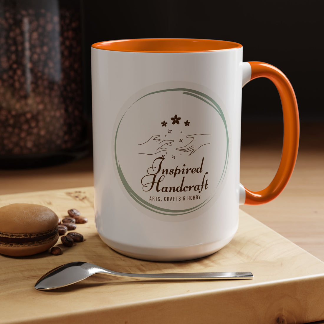 Inspired Handcraft Accent Coffee Mug — Arts & Crafts Gift (11/15 oz)