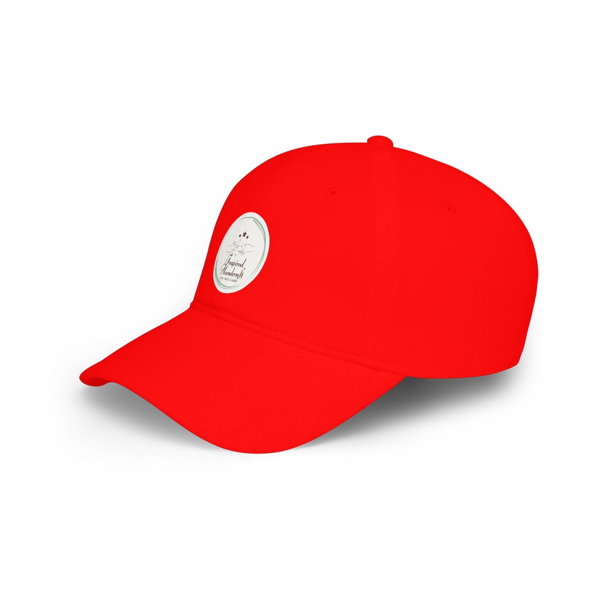 Low Profile Baseball Cap — Vintage Camp Badge Logo Hat