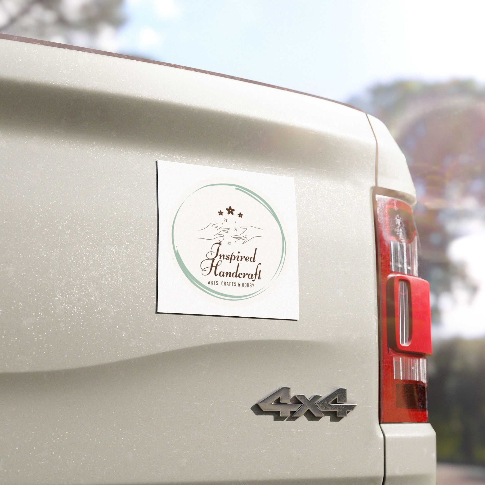 Car Magnet — "Inspired Handcraft" Logo (Arts, Crafts & Hobby)