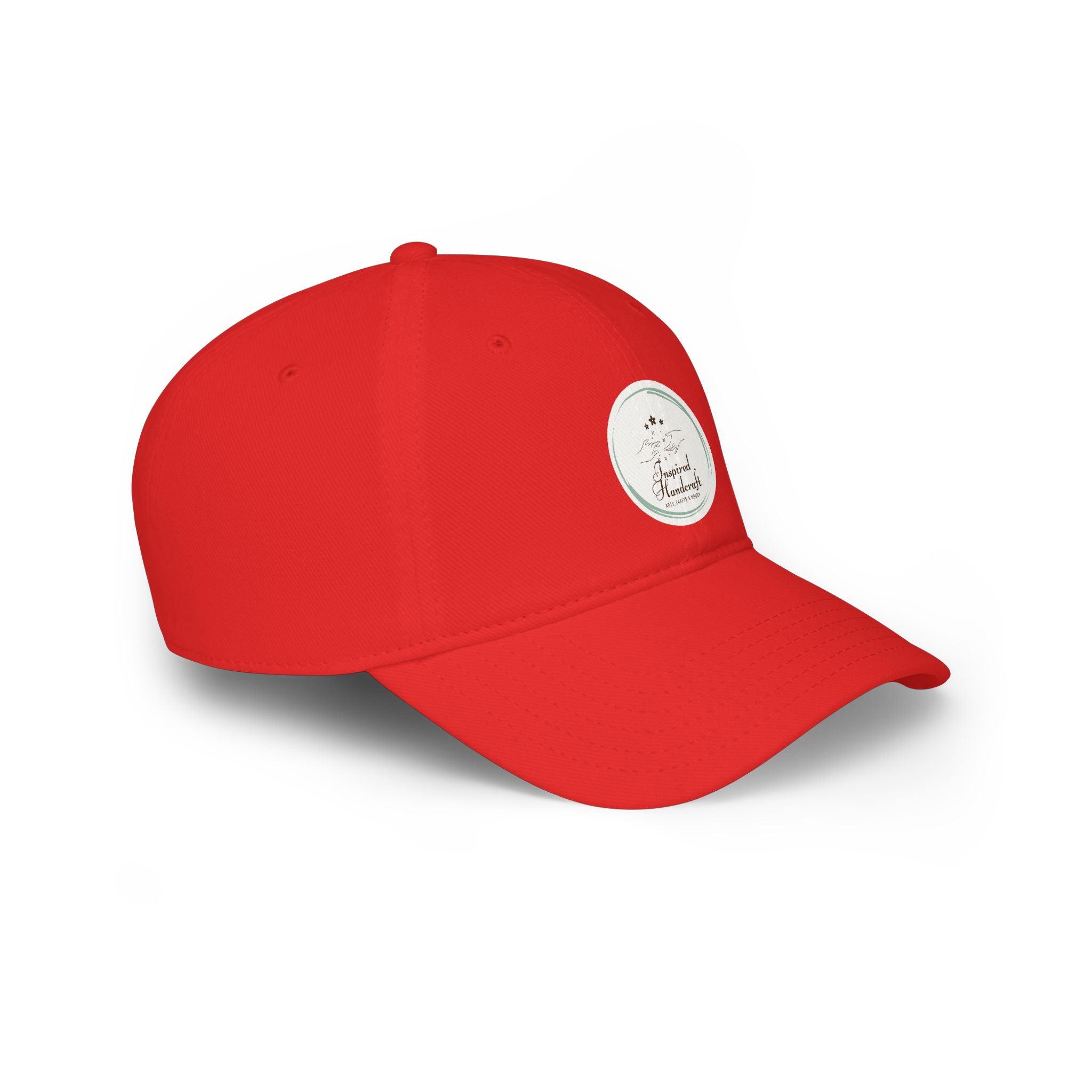 Low Profile Baseball Cap — Vintage Camp Badge Logo Hat