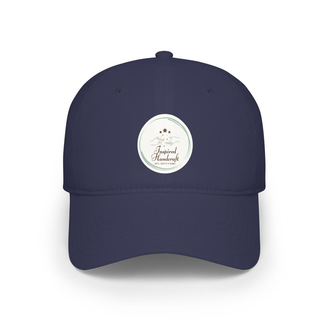 Low Profile Baseball Cap — Vintage Camp Badge Logo Hat