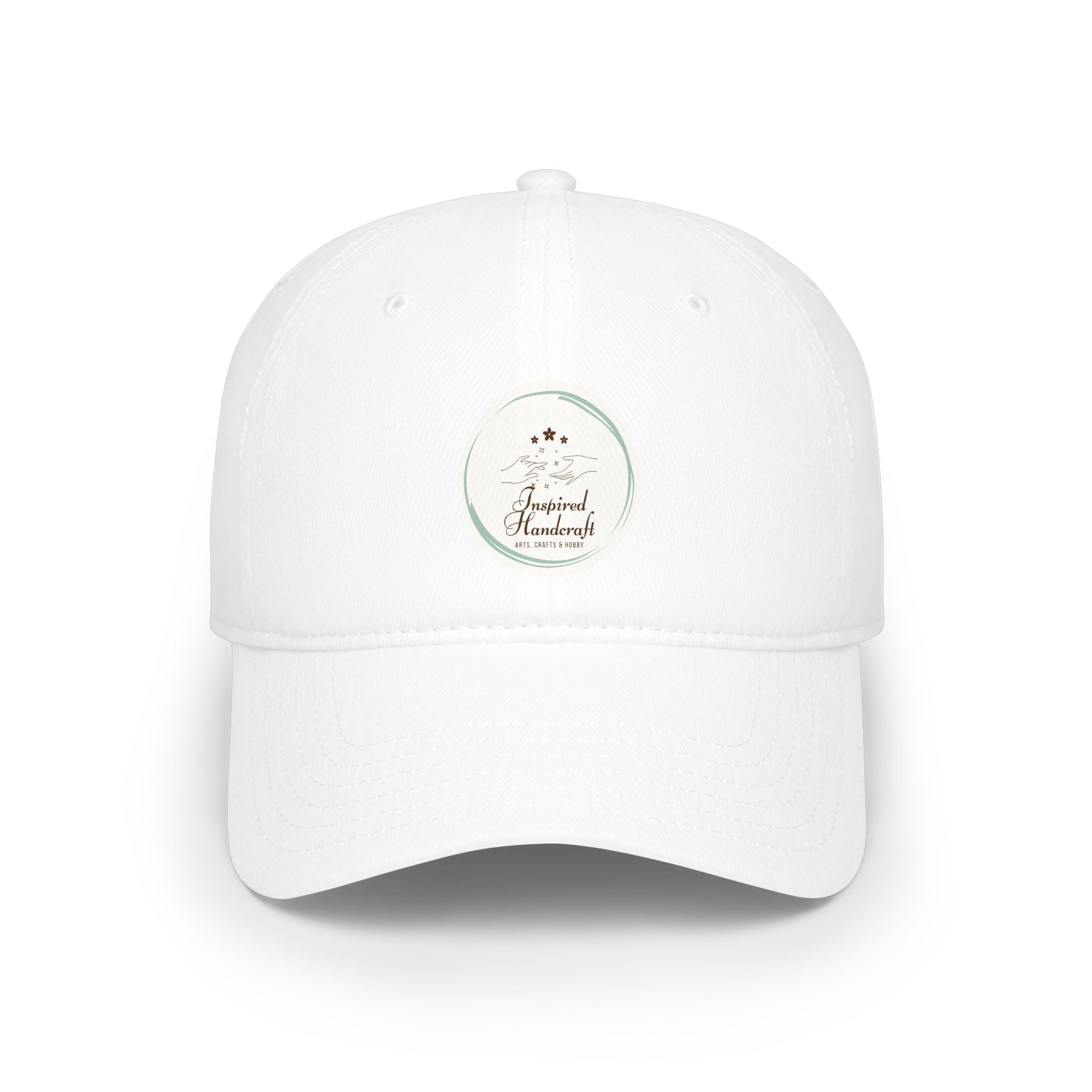 Low Profile Baseball Cap — Vintage Camp Badge Logo Hat