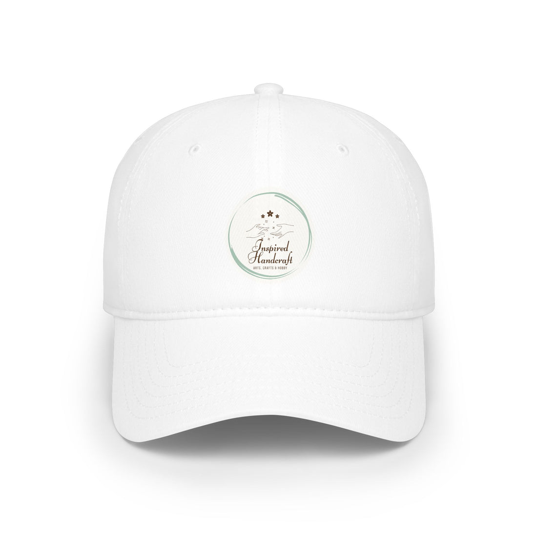 Low Profile Baseball Cap — Vintage Camp Badge Logo Hat