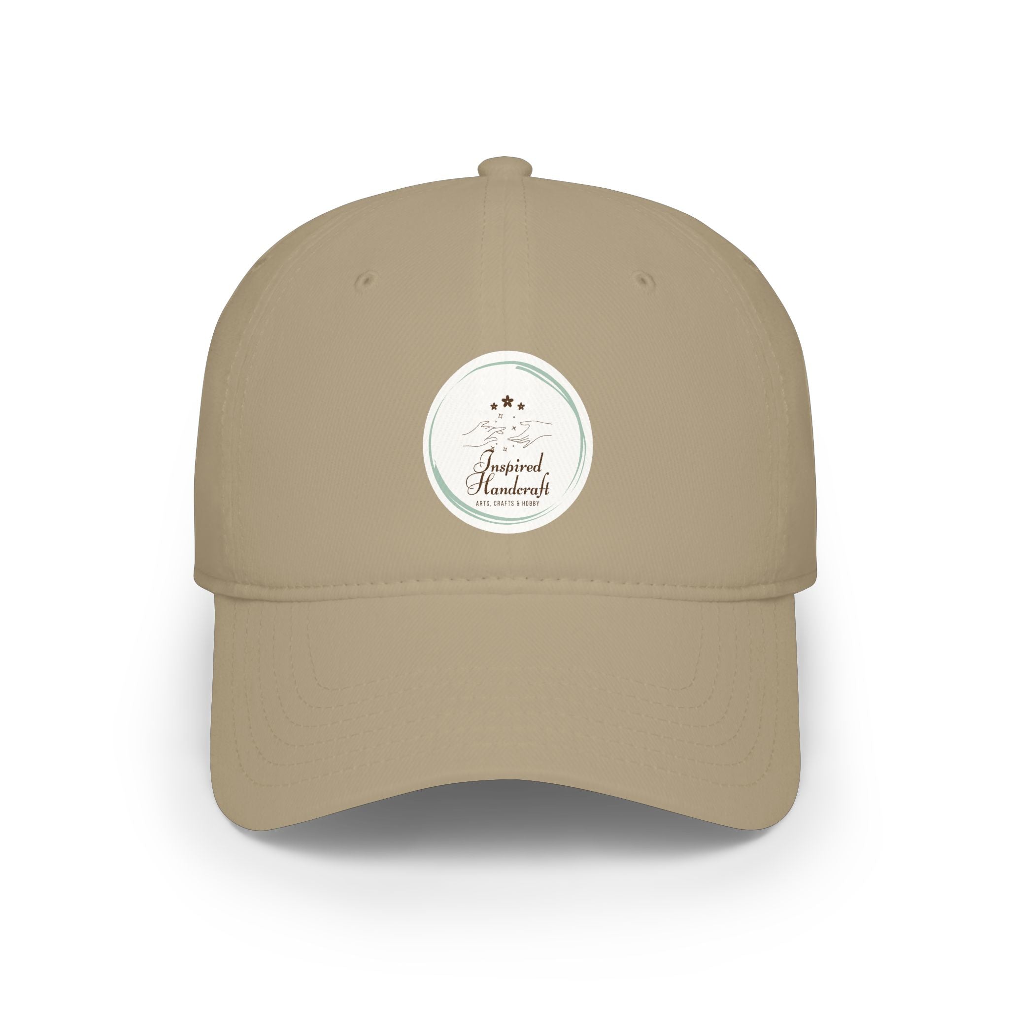 Low Profile Baseball Cap — Vintage Camp Badge Logo Hat