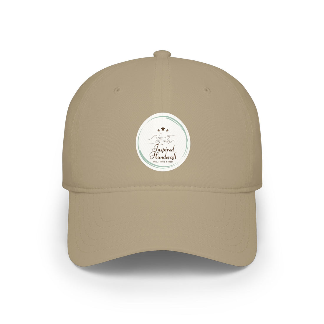 Low Profile Baseball Cap — Vintage Camp Badge Logo Hat