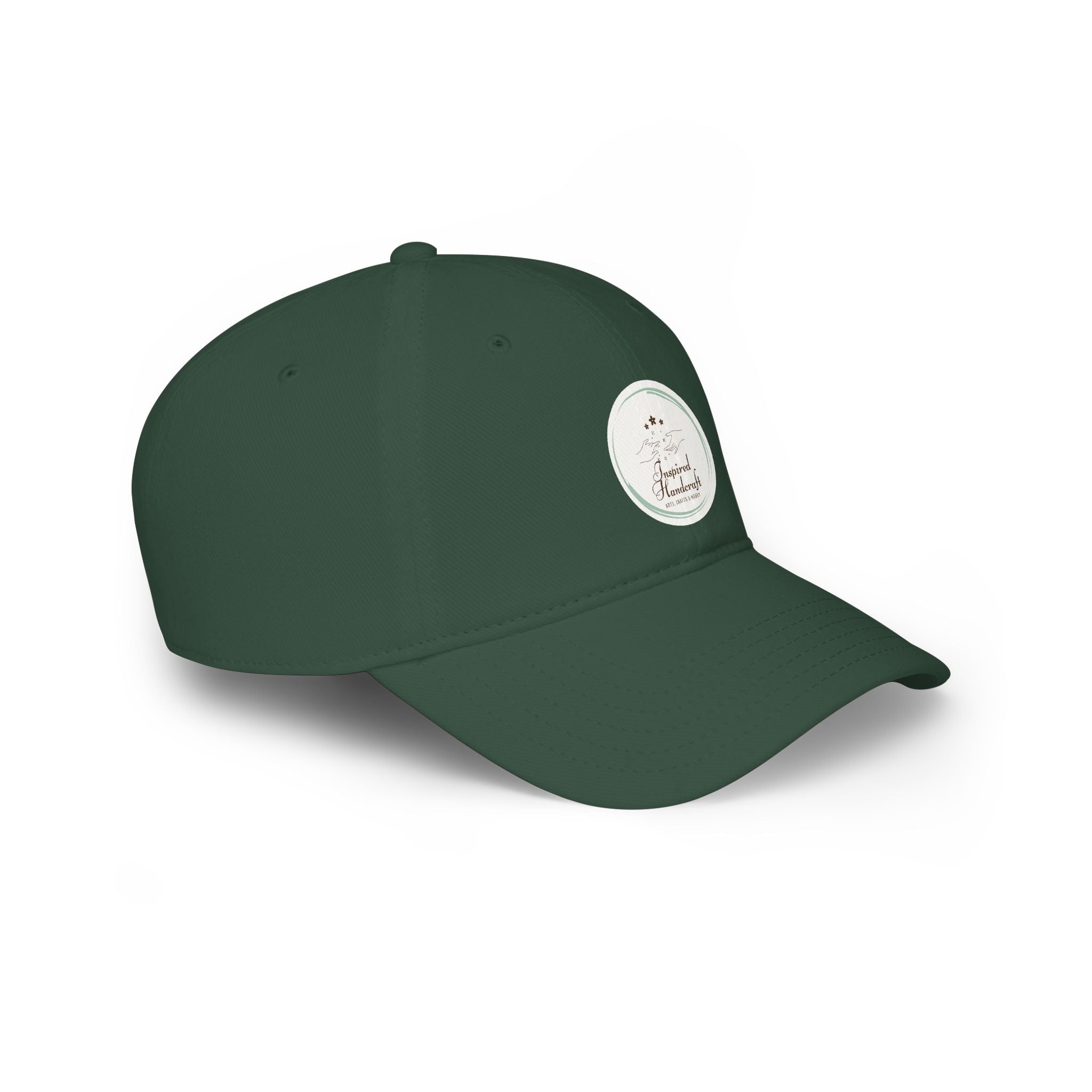 Low Profile Baseball Cap — Vintage Camp Badge Logo Hat