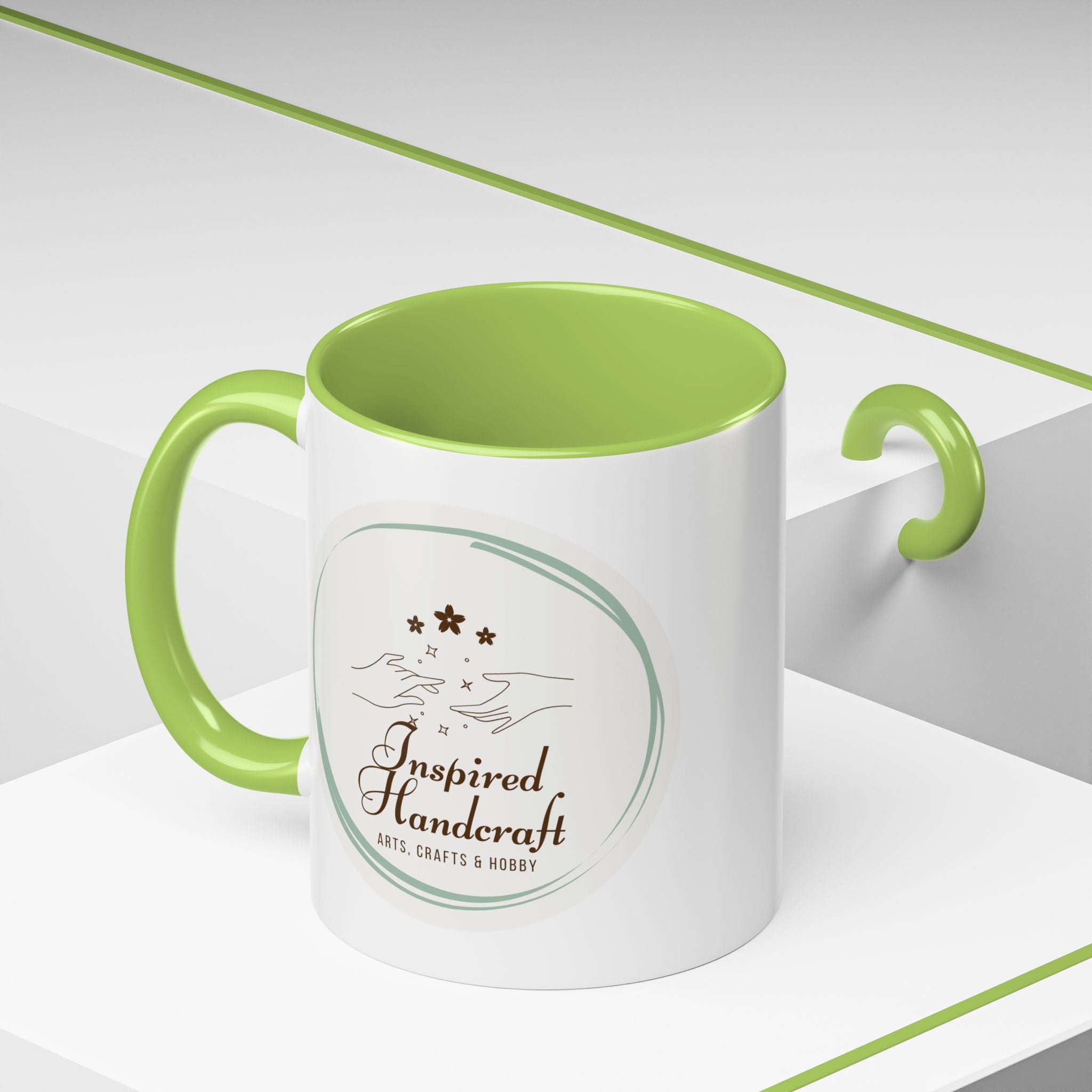Inspired Handcraft Accent Coffee Mug — Arts & Crafts Gift (11/15 oz)