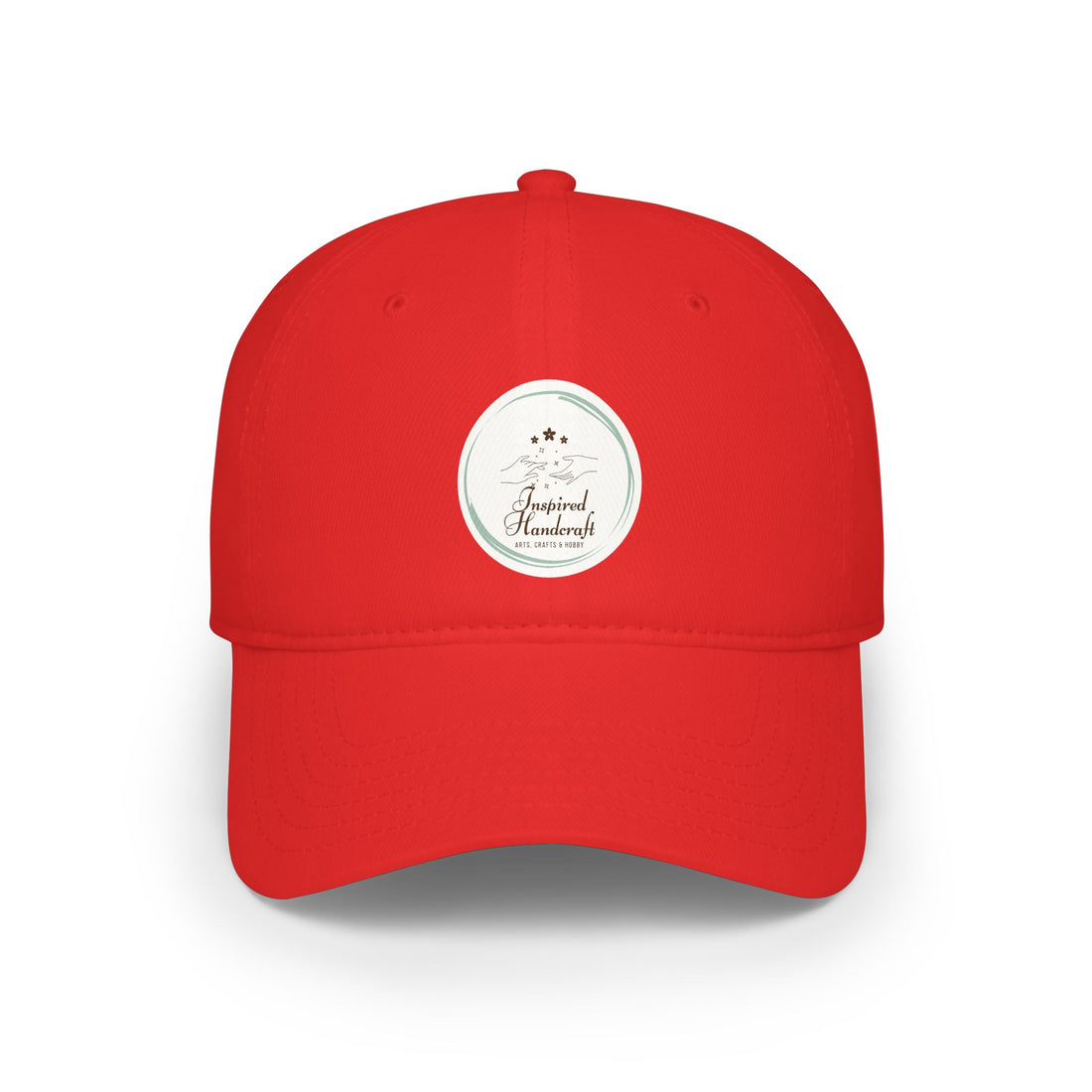 Low Profile Baseball Cap — Vintage Camp Badge Logo Hat