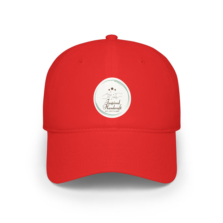 Low Profile Baseball Cap — Vintage Camp Badge Logo Hat