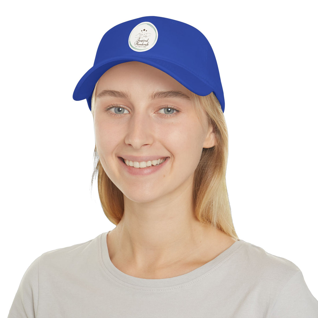 Low Profile Baseball Cap — Vintage Camp Badge Logo Hat
