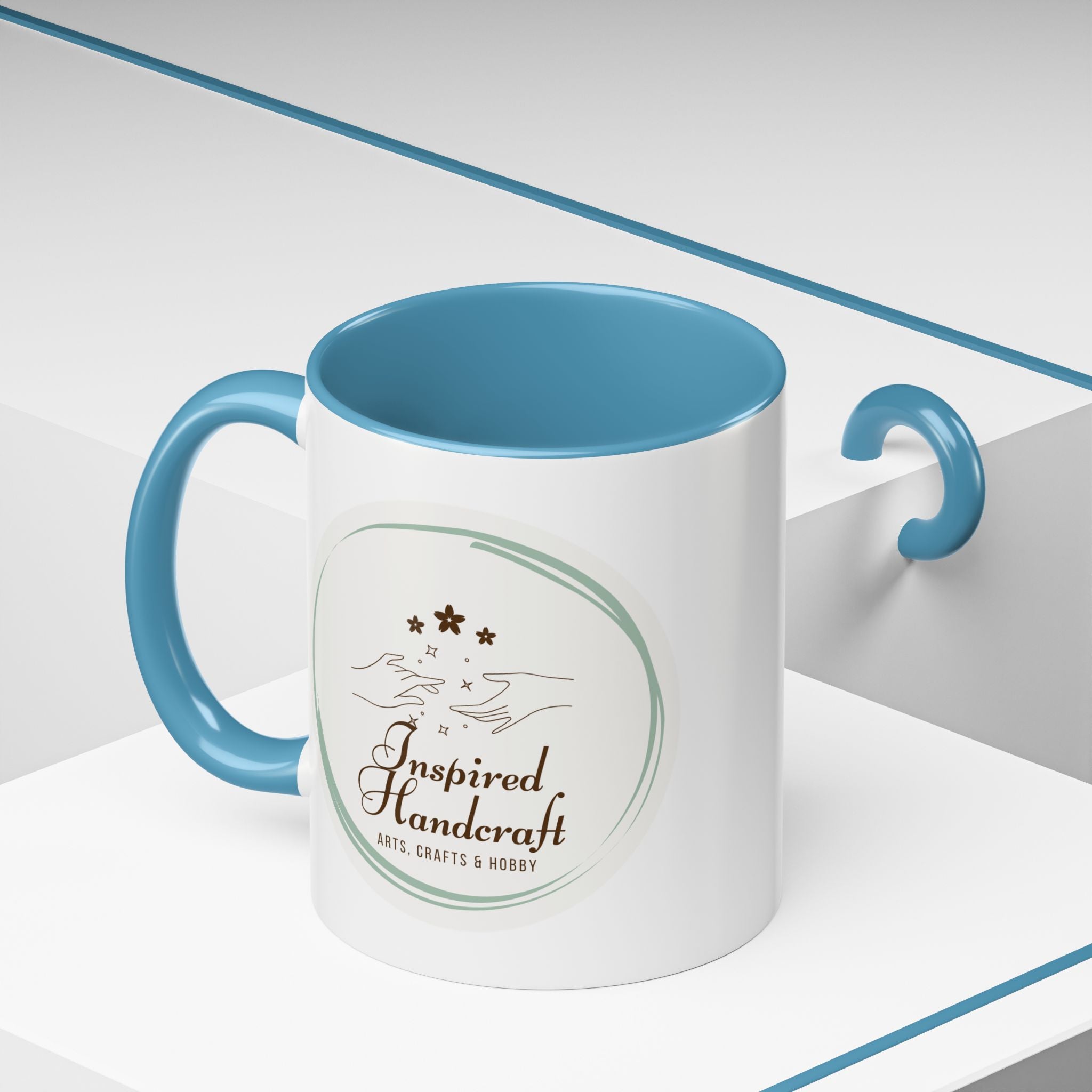 Inspired Handcraft Accent Coffee Mug — Arts & Crafts Gift (11/15 oz)