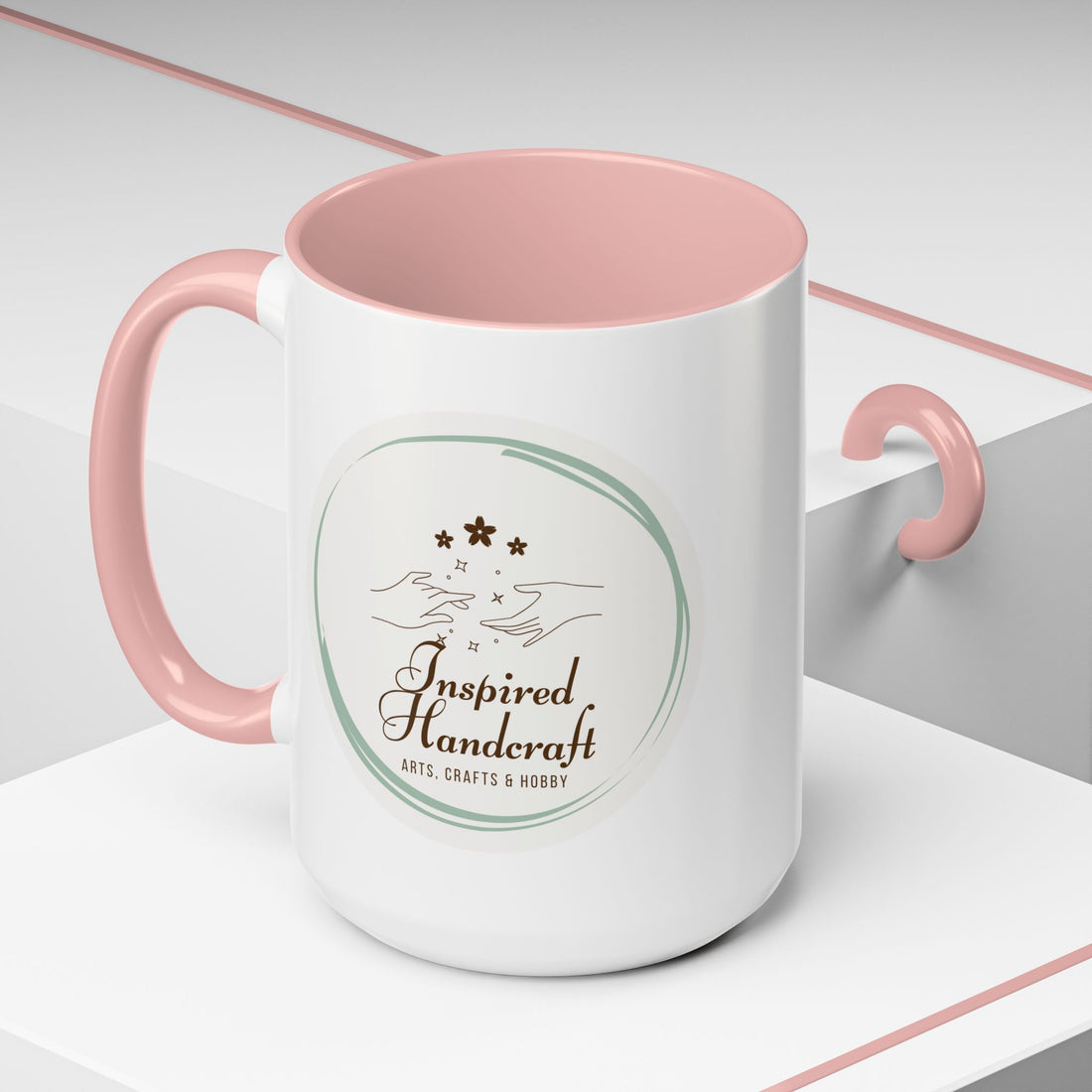 Inspired Handcraft Accent Coffee Mug — Arts & Crafts Gift (11/15 oz)