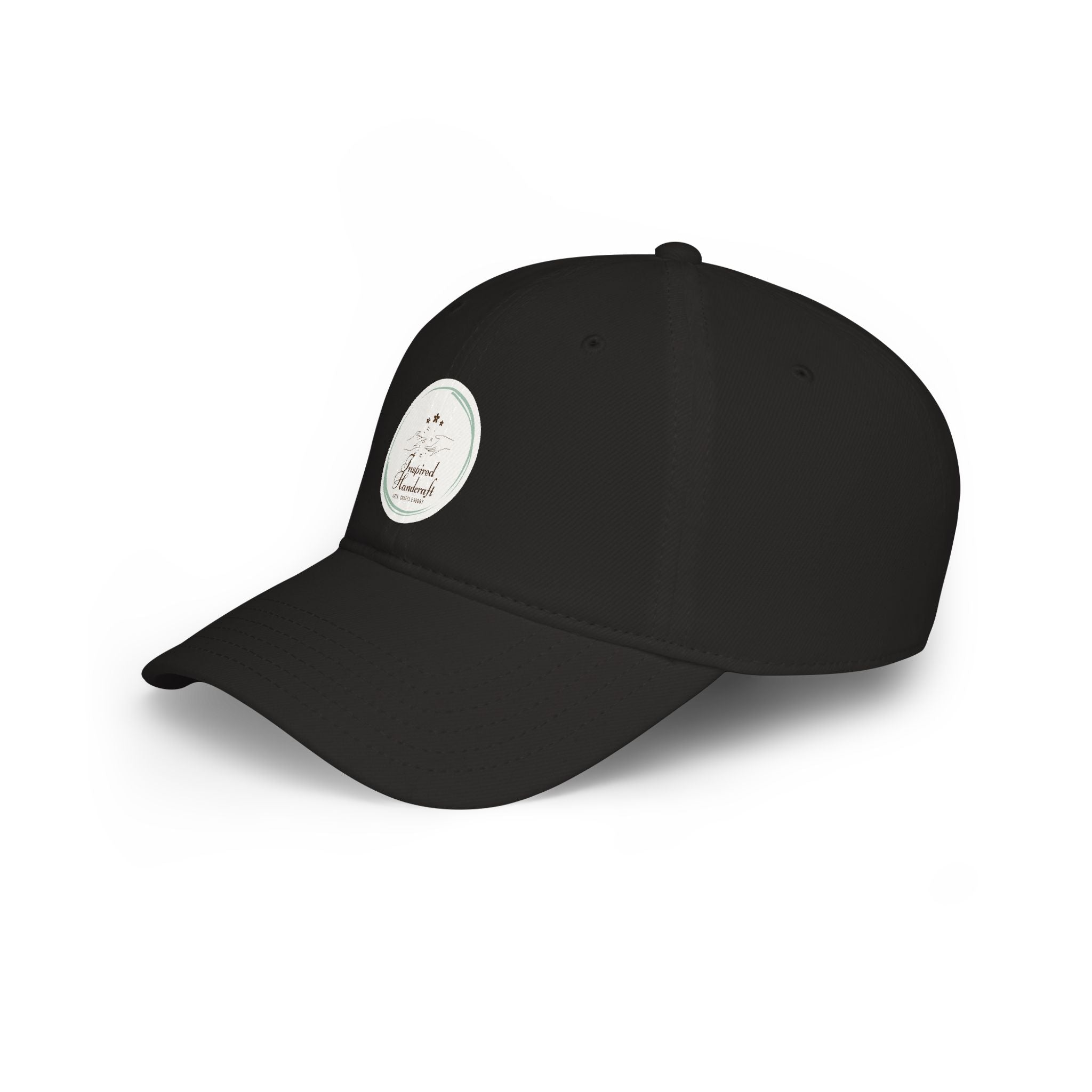 Low Profile Baseball Cap — Vintage Camp Badge Logo Hat