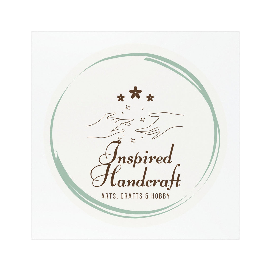 Car Magnet — "Inspired Handcraft" Logo (Arts, Crafts & Hobby)