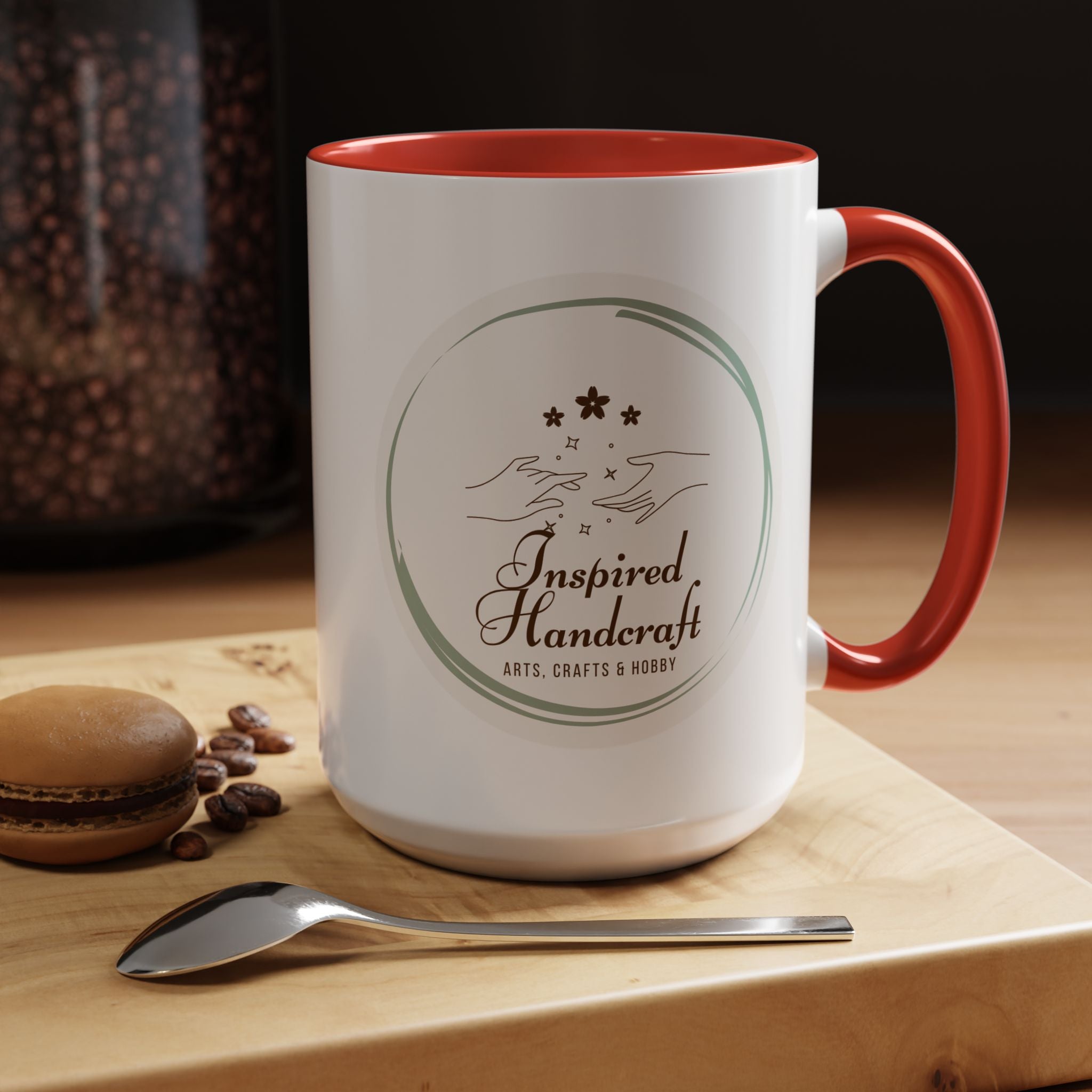 Inspired Handcraft Accent Coffee Mug — Arts & Crafts Gift (11/15 oz)