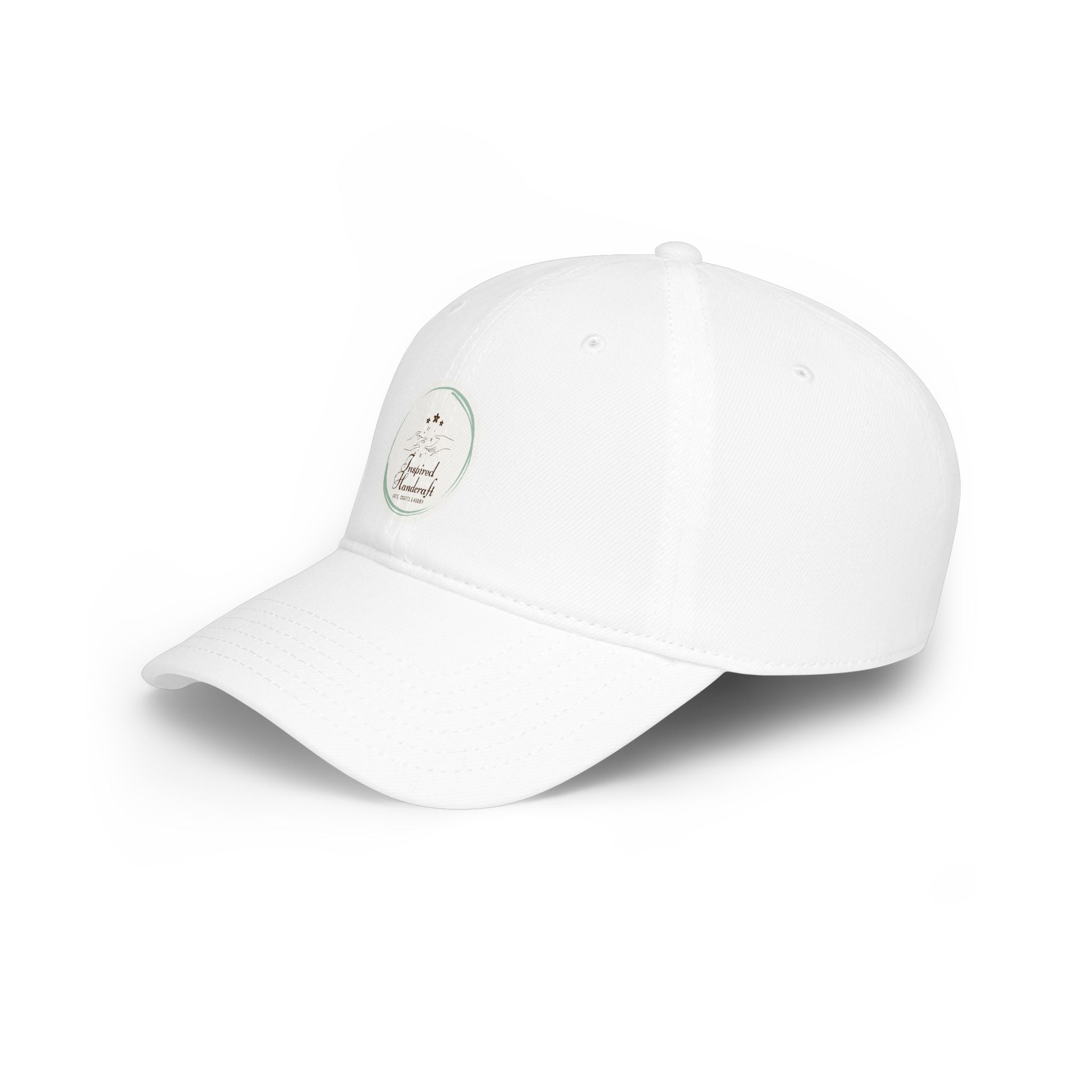 Low Profile Baseball Cap — Vintage Camp Badge Logo Hat