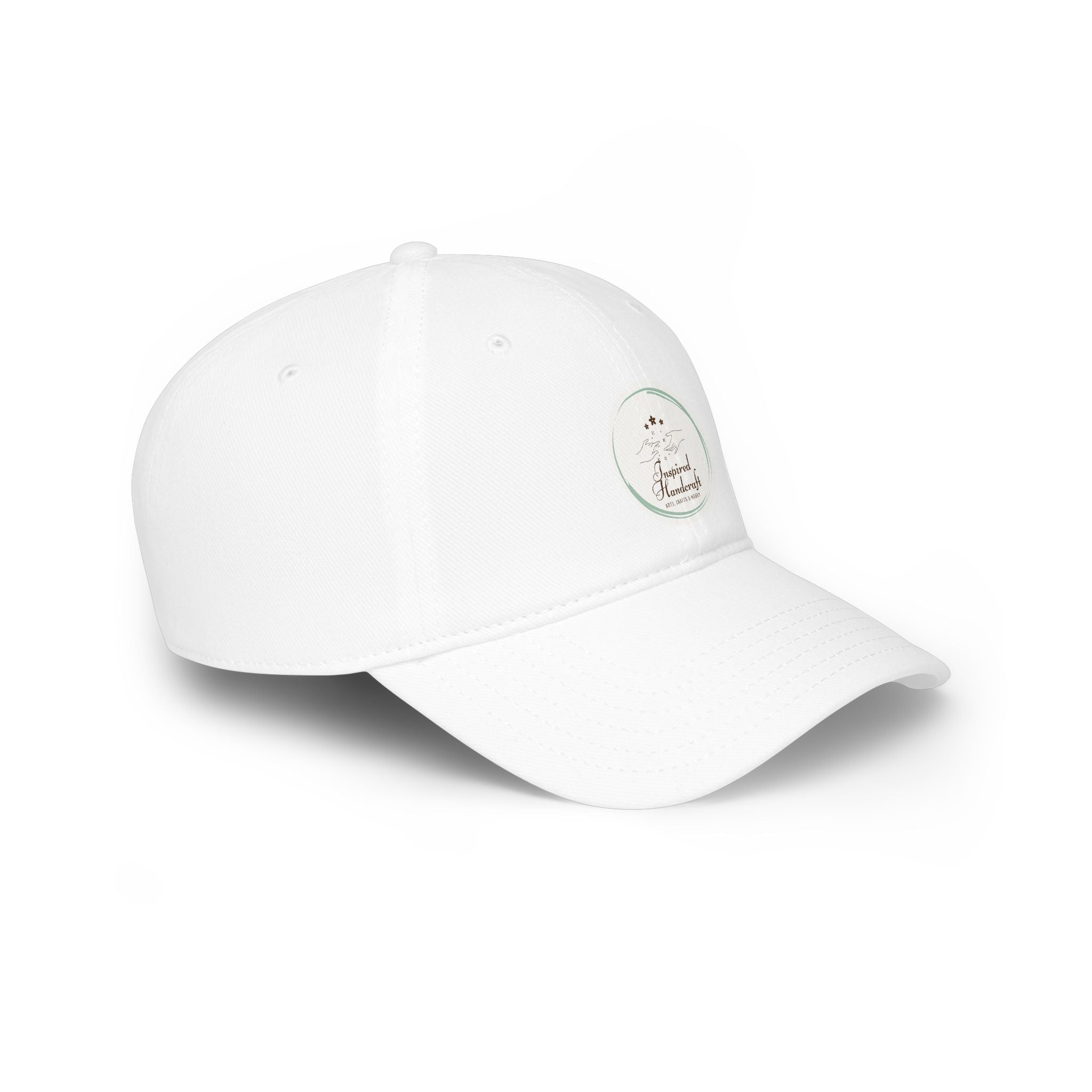 Low Profile Baseball Cap — Vintage Camp Badge Logo Hat