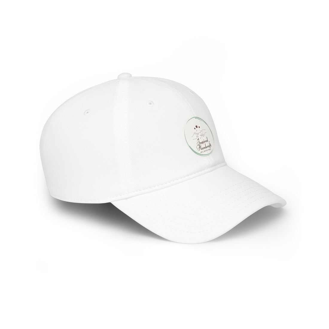 Low Profile Baseball Cap — Vintage Camp Badge Logo Hat