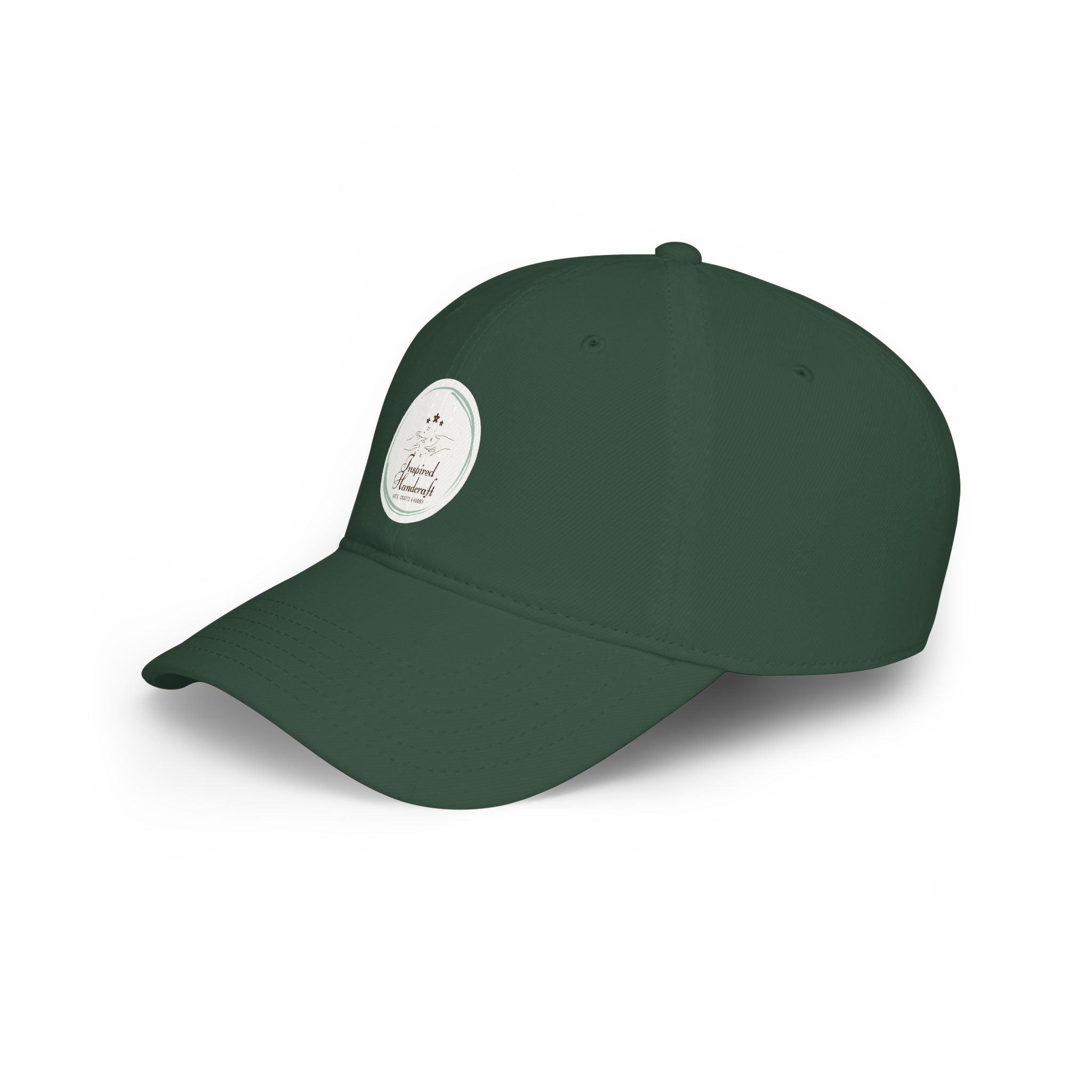 Low Profile Baseball Cap — Vintage Camp Badge Logo Hat
