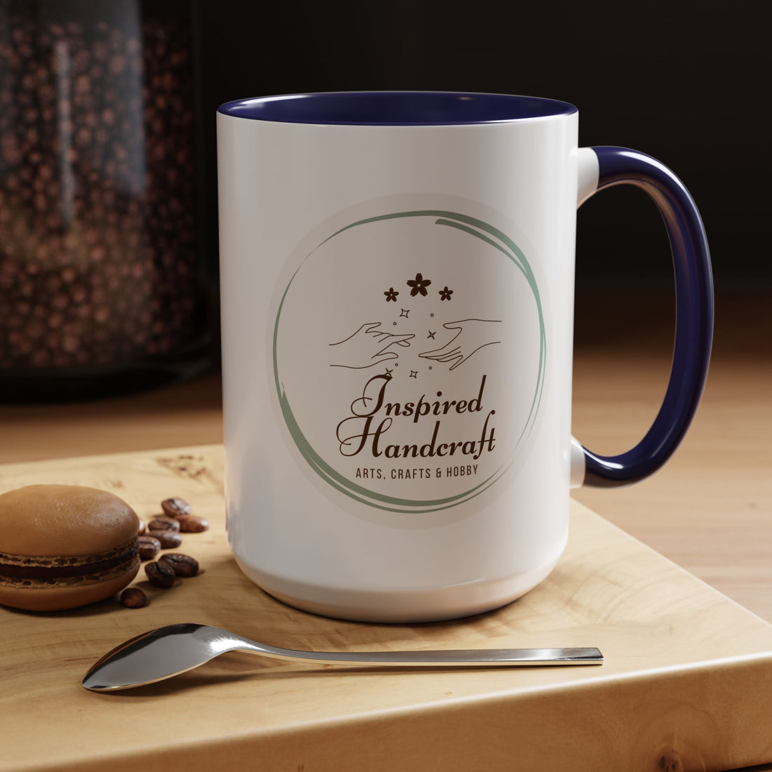 Inspired Handcraft Accent Coffee Mug — Arts & Crafts Gift (11/15 oz)