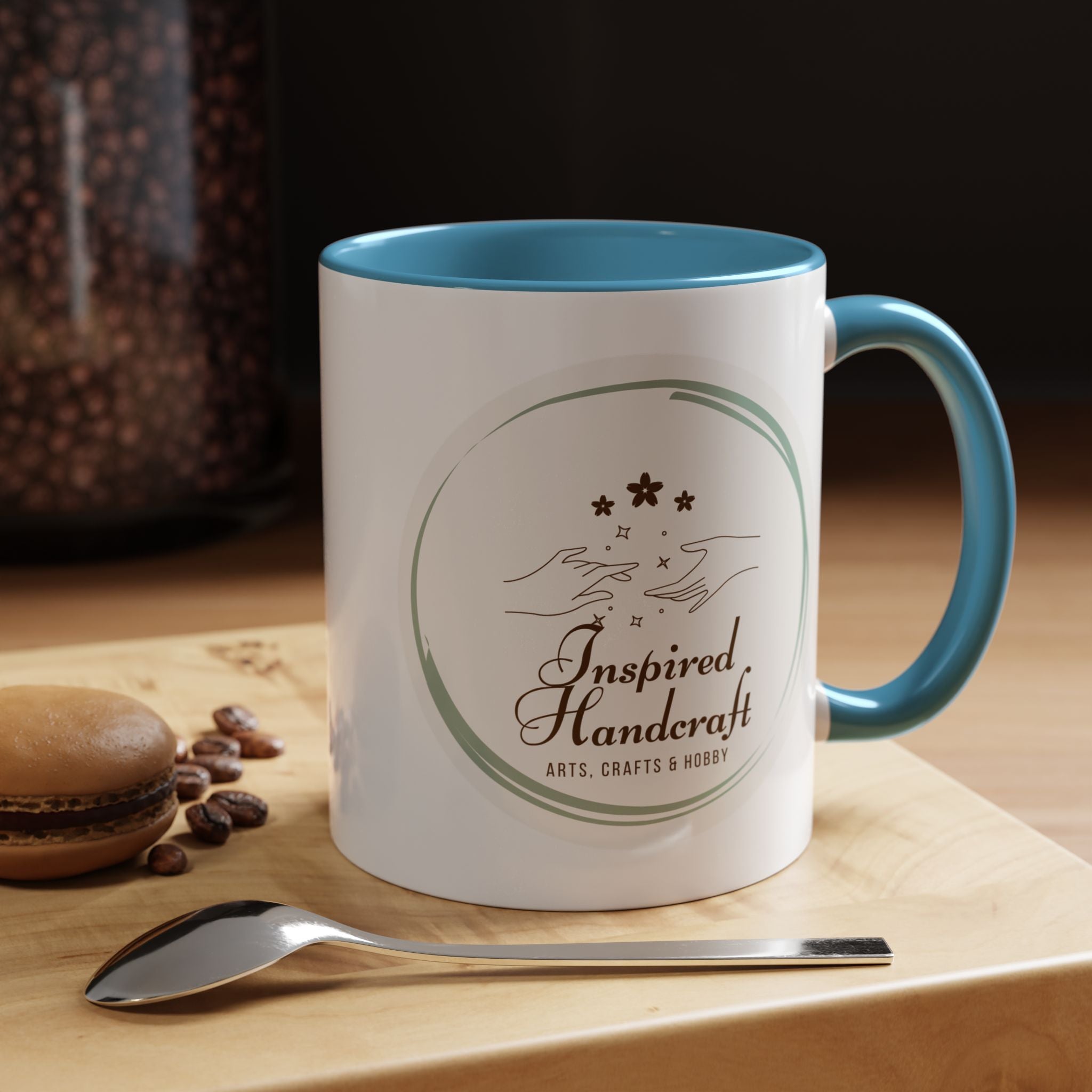 Inspired Handcraft Accent Coffee Mug — Arts & Crafts Gift (11/15 oz)