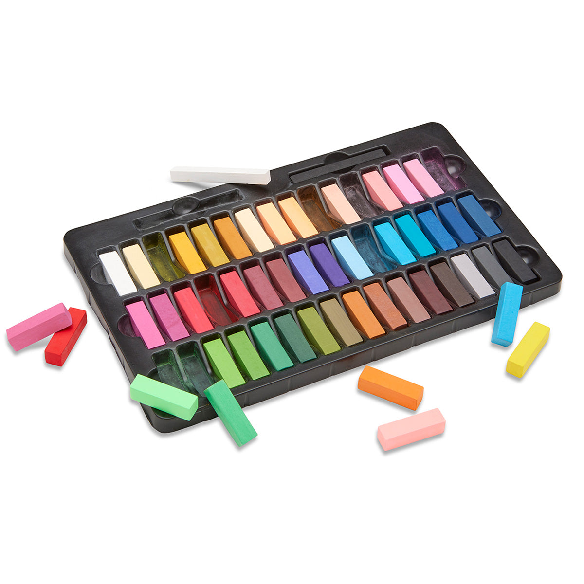 Soft Square Pastel Half Sticks 50 Piece Set