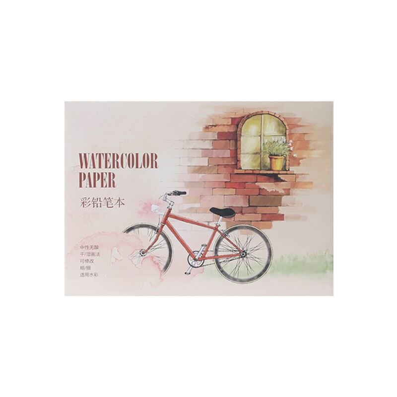 12 Sheet A5 A6 Watercolor Sketchbook Paper