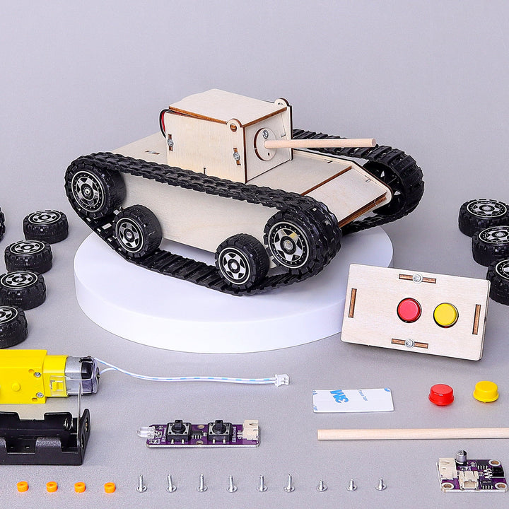 DIY Remote Control Tank STEM Educational Building Kit