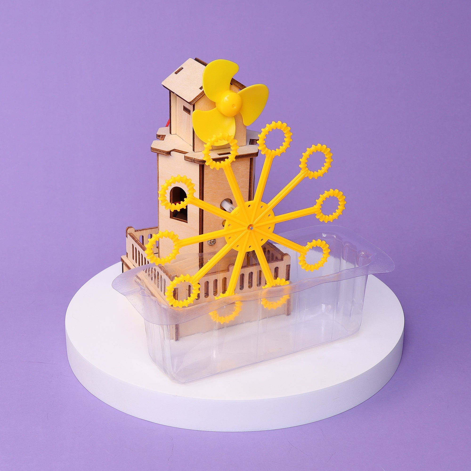 DIY Bubble Machine STEM Educational Toy Kit Kids