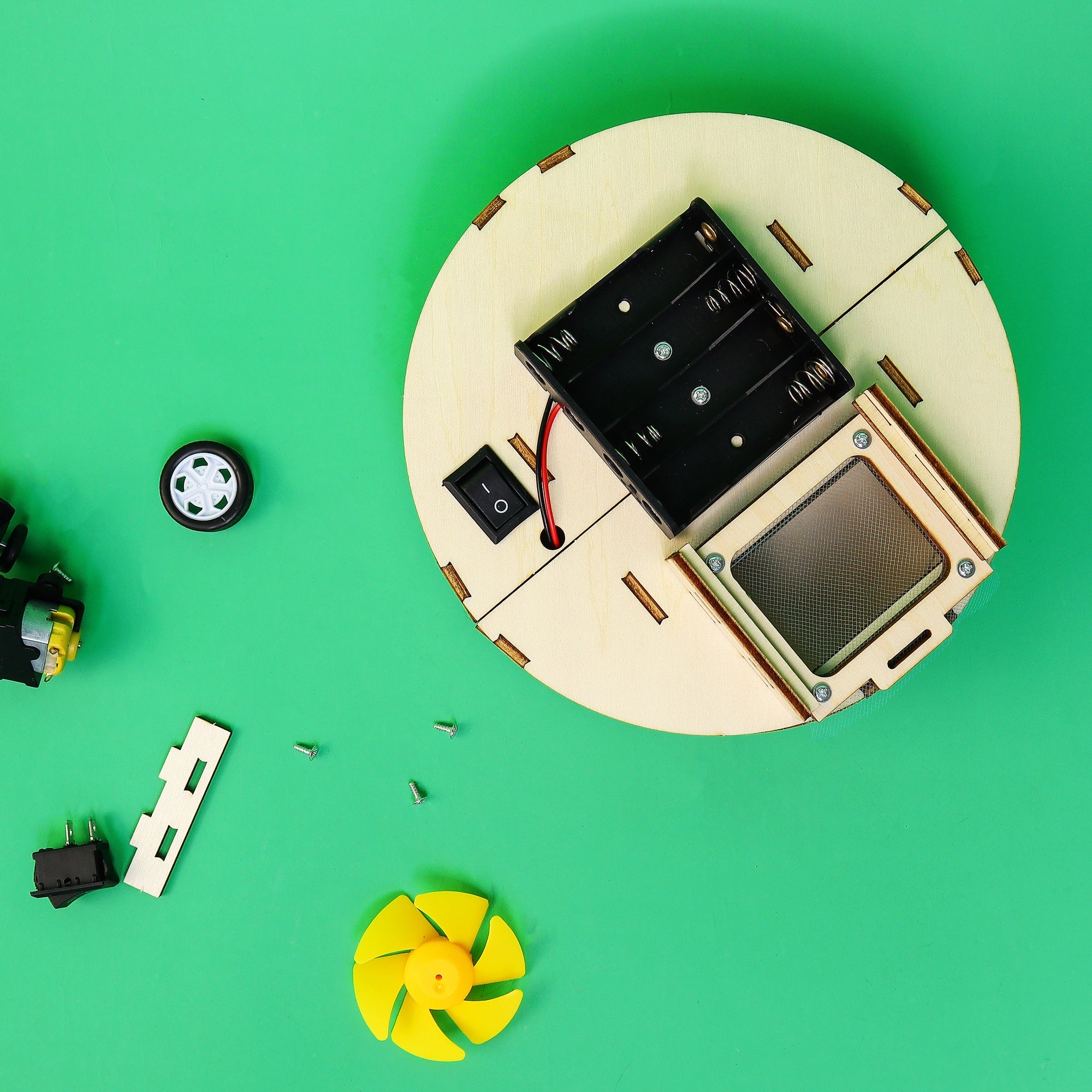 DIY Robot Vacuum STEM Educational Building Toy Kit