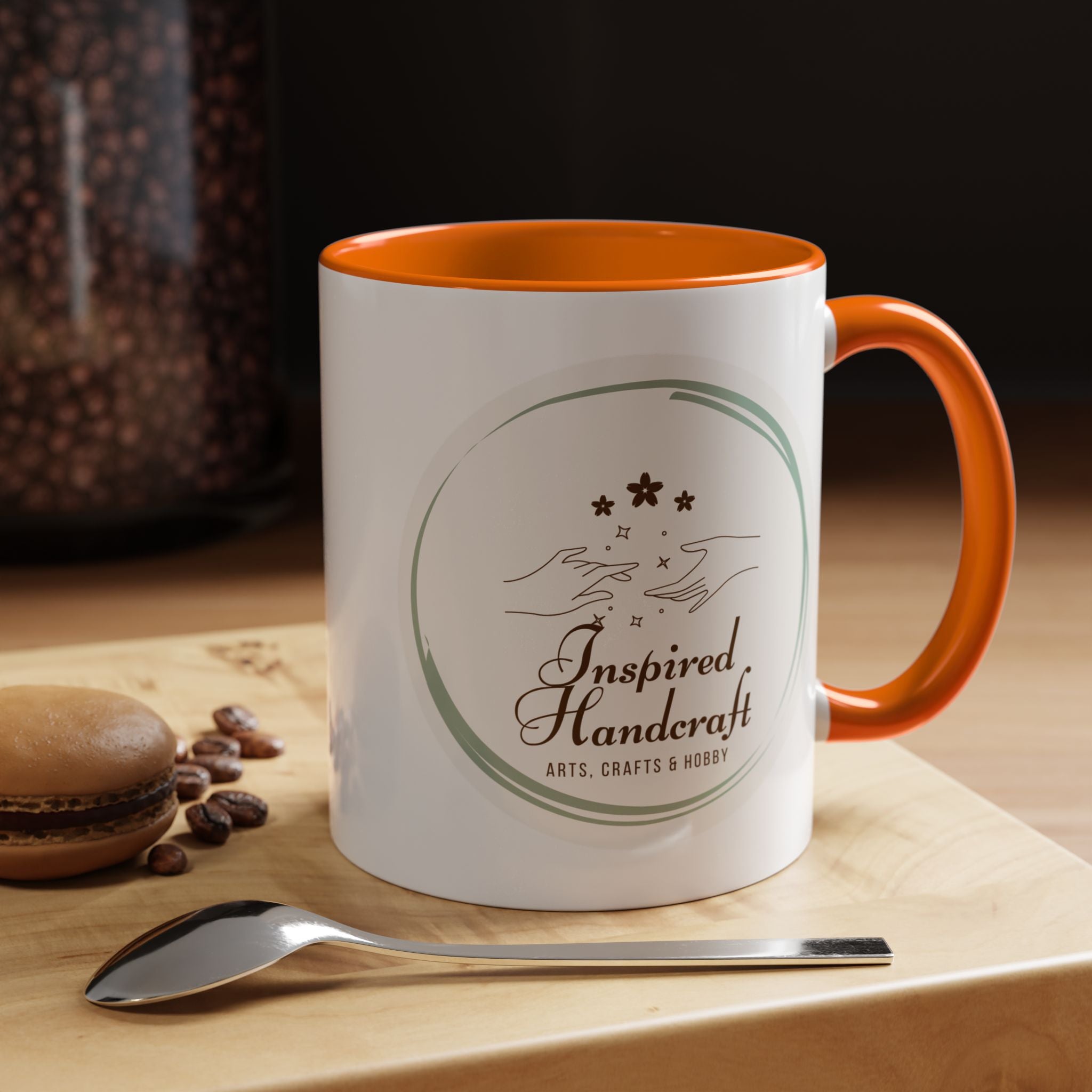 Inspired Handcraft Accent Coffee Mug — Arts & Crafts Gift (11/15 oz)