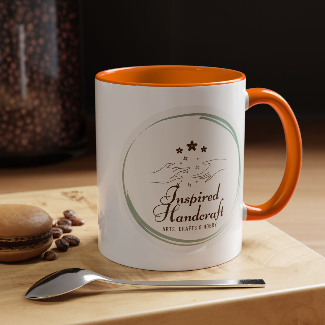Inspired Handcraft Accent Coffee Mug — Arts & Crafts Gift (11/15 oz)