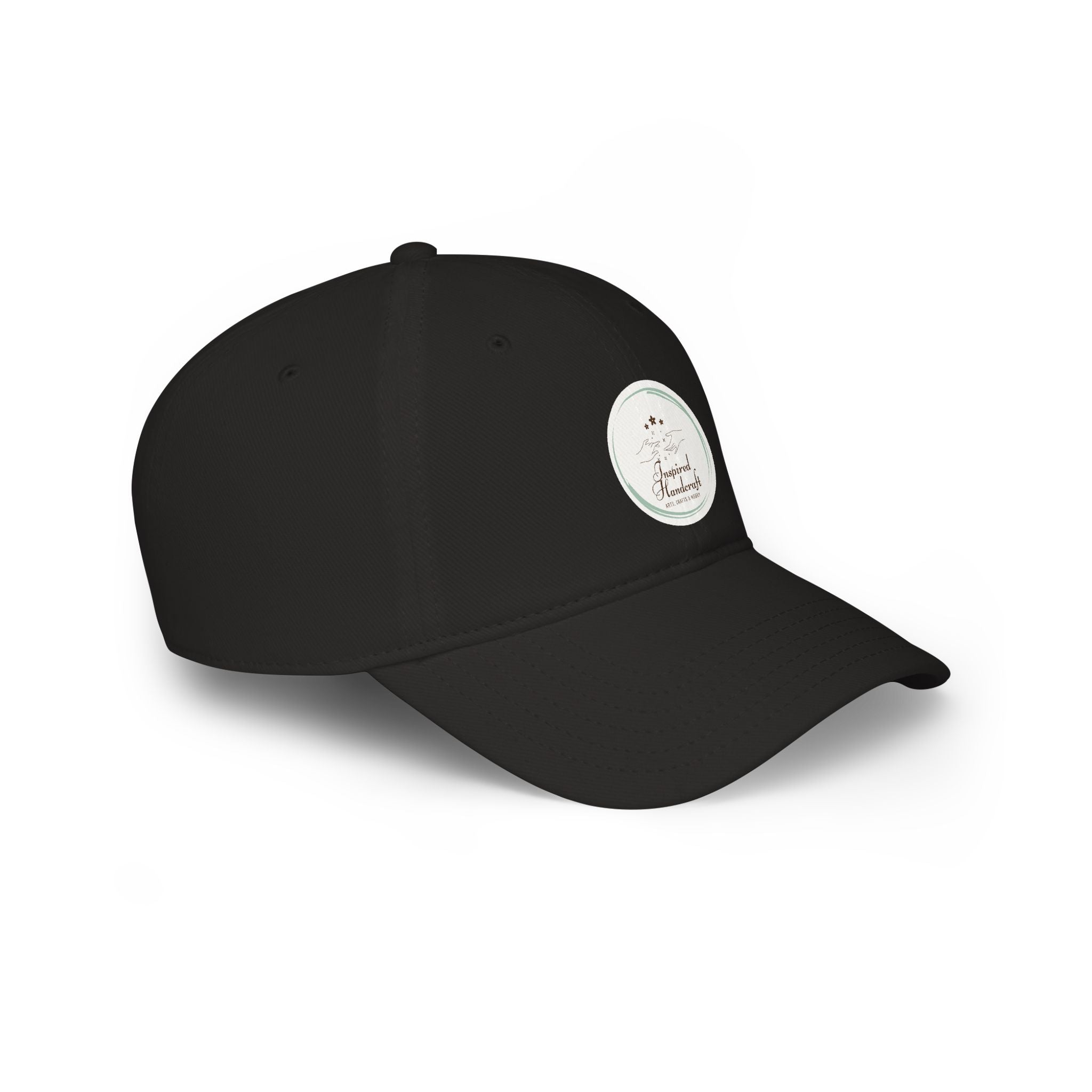 Low Profile Baseball Cap — Vintage Camp Badge Logo Hat