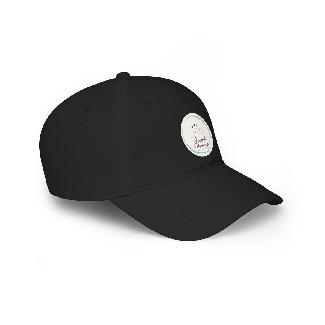 Low Profile Baseball Cap — Vintage Camp Badge Logo Hat