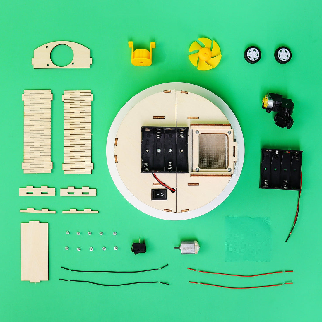DIY Robot Vacuum STEM Educational Building Toy Kit