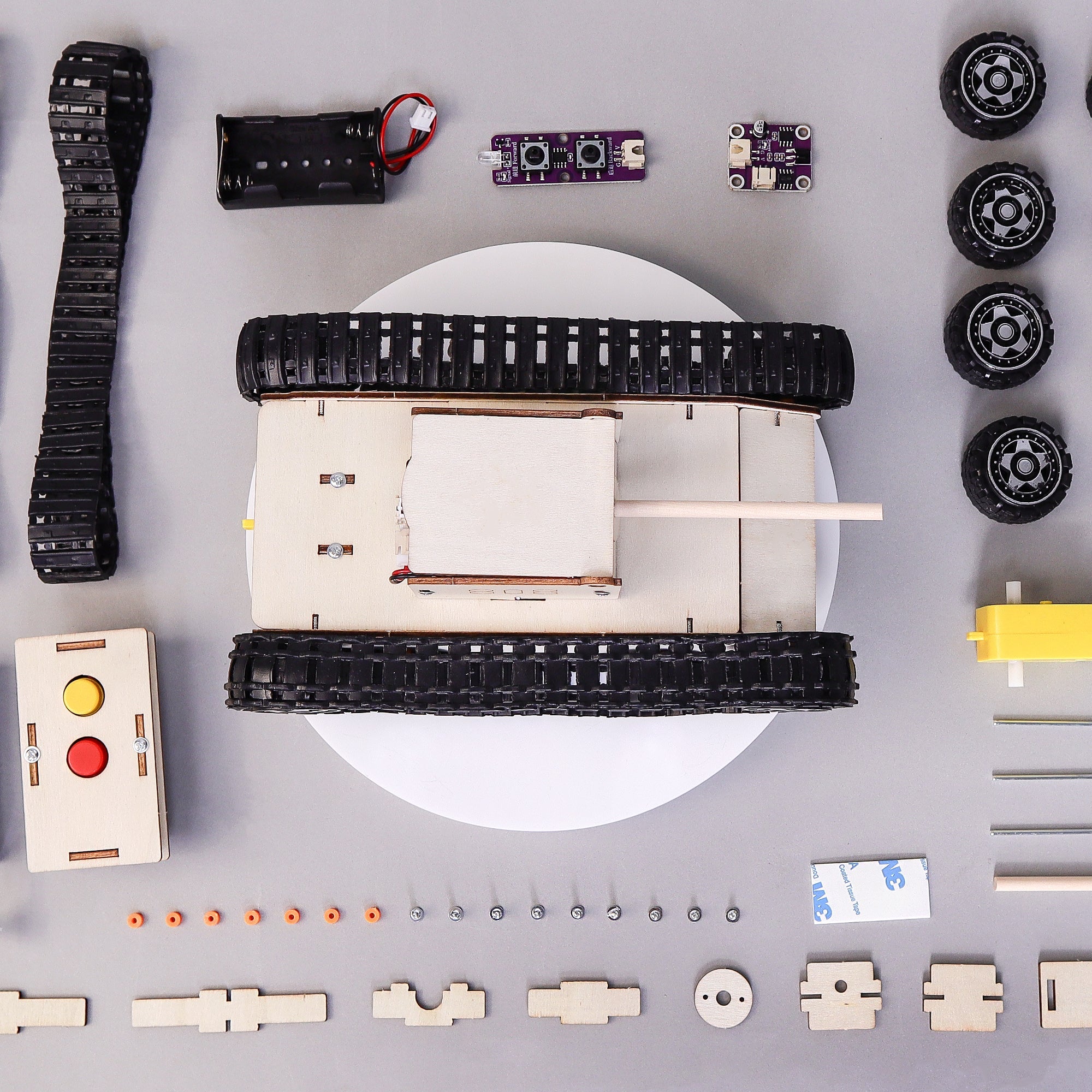 DIY Remote Control Tank STEM Educational Building Kit