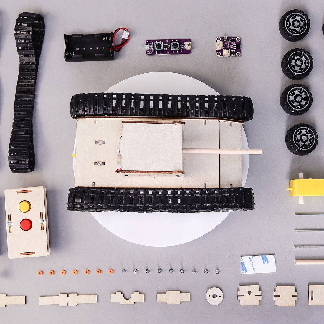 DIY Remote Control Tank STEM Educational Building Kit