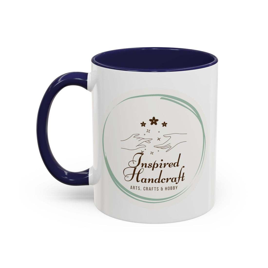 Inspired Handcraft Accent Coffee Mug — Arts & Crafts Gift (11/15 oz)