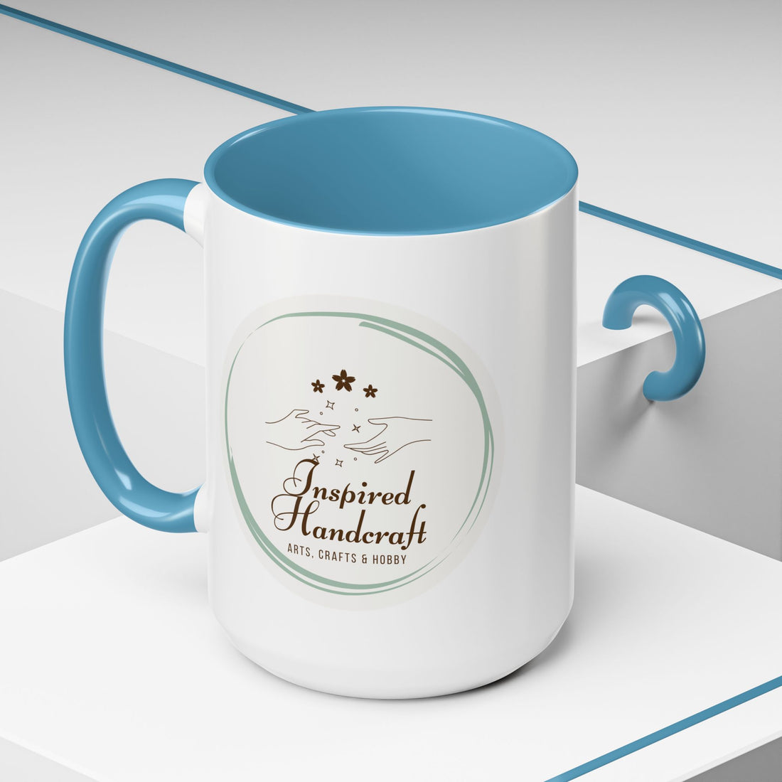 Inspired Handcraft Accent Coffee Mug — Arts & Crafts Gift (11/15 oz)