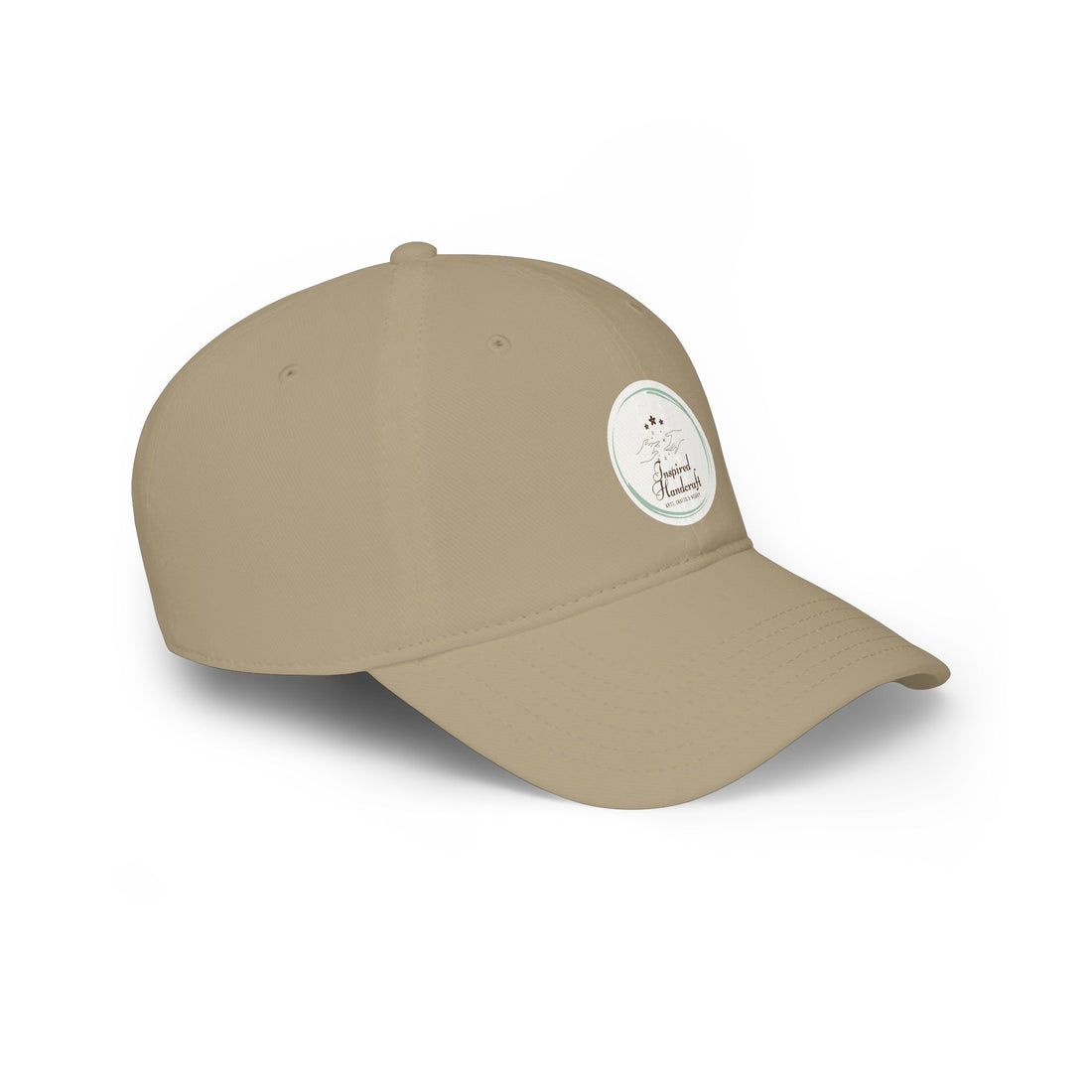 Low Profile Baseball Cap — Vintage Camp Badge Logo Hat