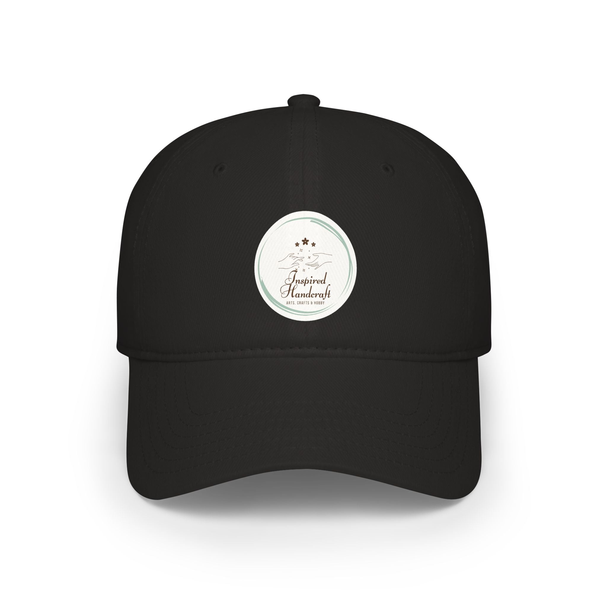 Low Profile Baseball Cap — Vintage Camp Badge Logo Hat