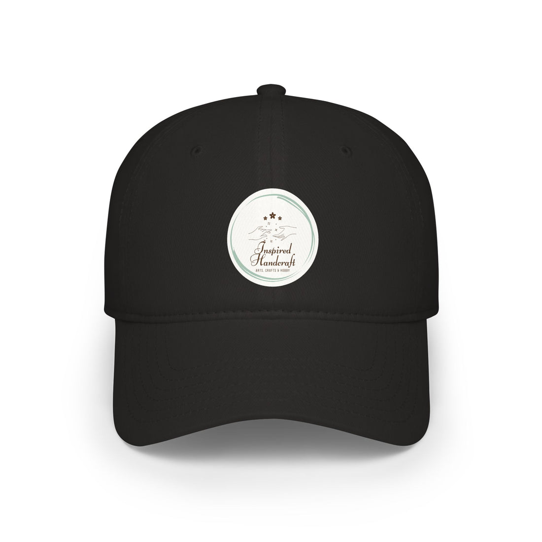 Low Profile Baseball Cap — Vintage Camp Badge Logo Hat