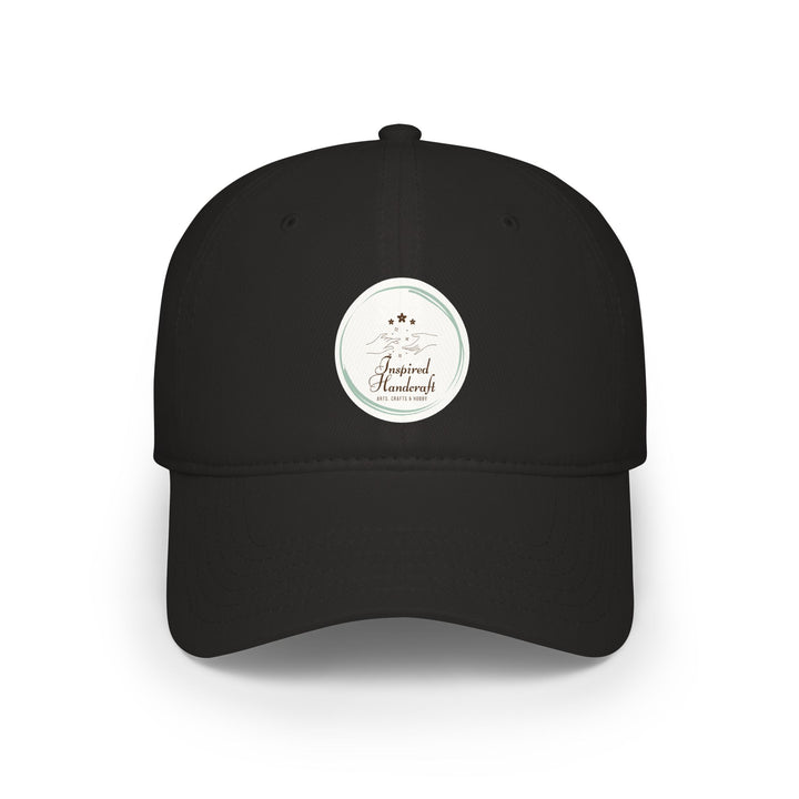 Low Profile Baseball Cap — Vintage Camp Badge Logo Hat