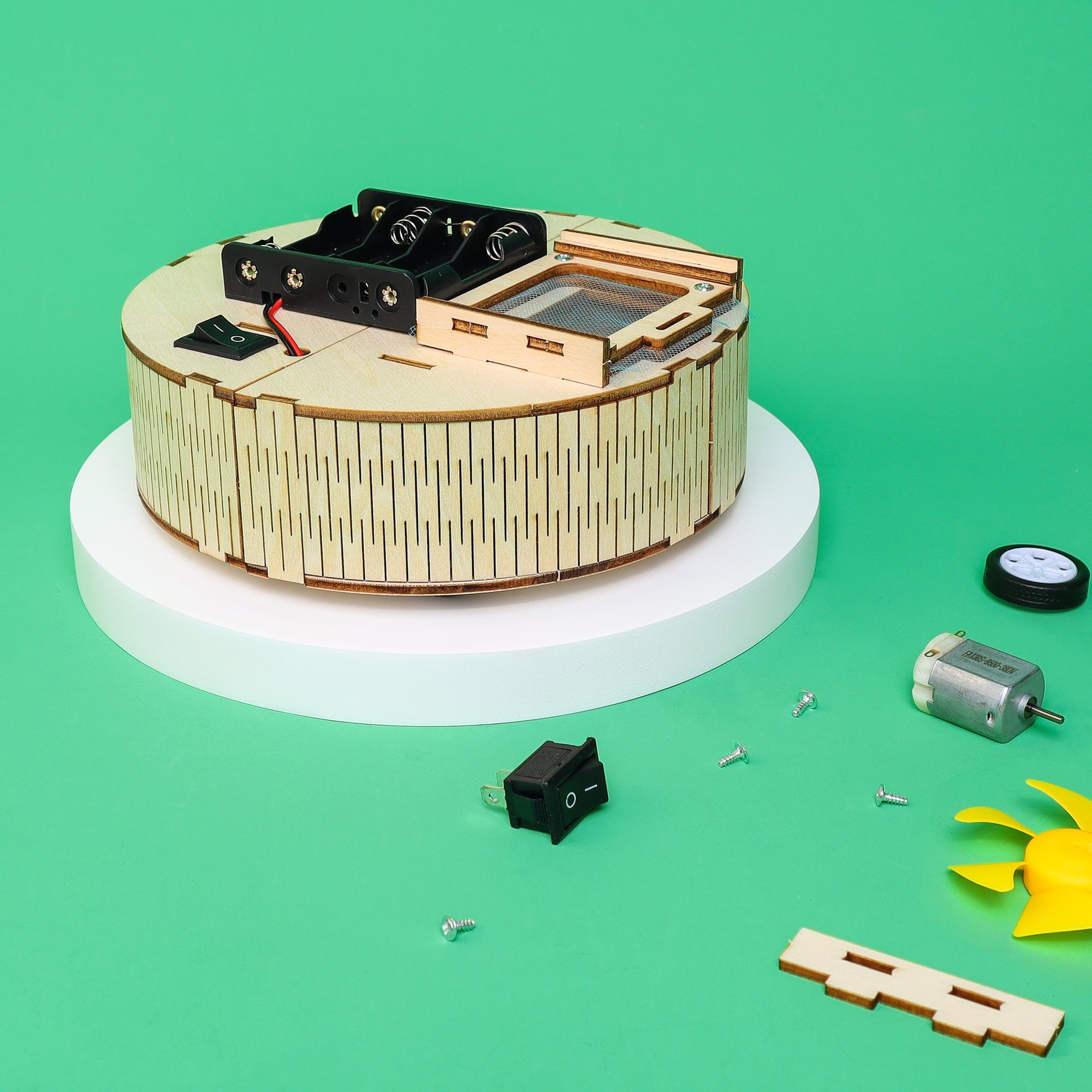 DIY Robot Vacuum STEM Educational Building Toy Kit