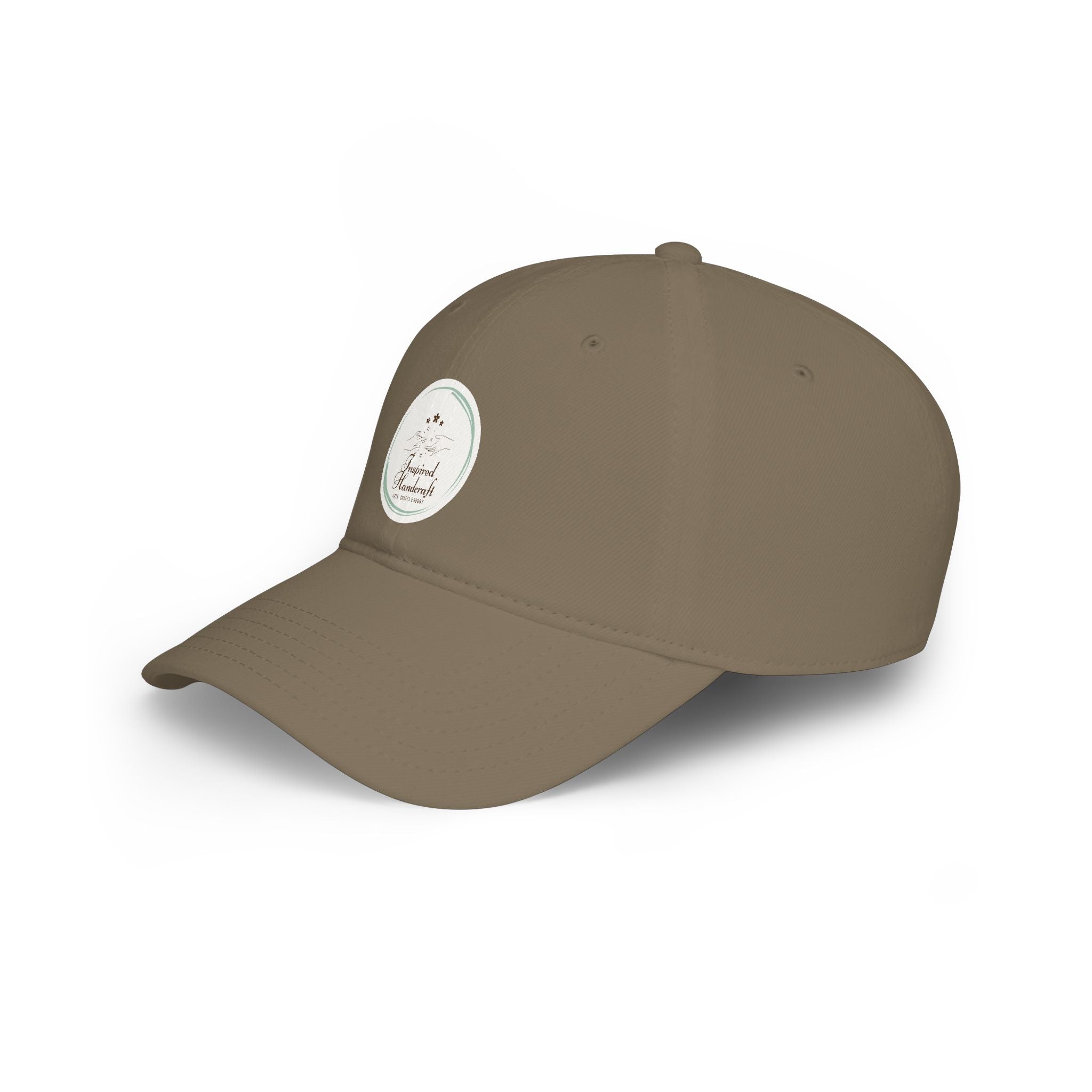 Low Profile Baseball Cap — Vintage Camp Badge Logo Hat