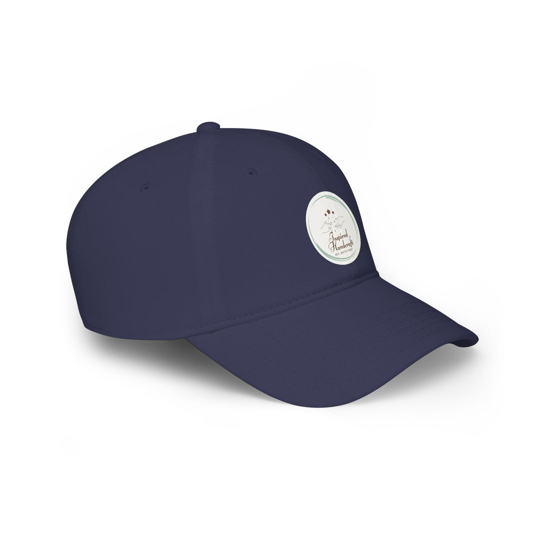 Low Profile Baseball Cap — Vintage Camp Badge Logo Hat