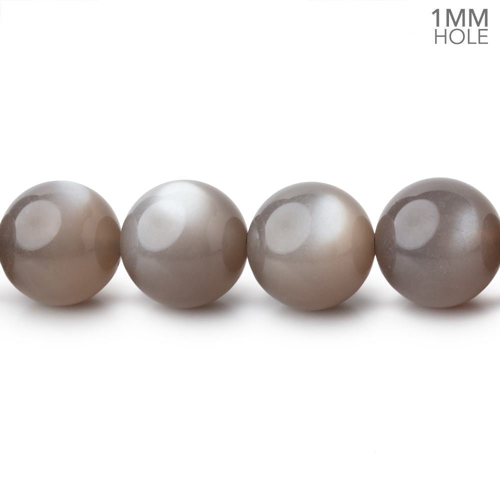 12mm Chocolate Moonstone Plain Round 15.5 inch 33 Beads AAA