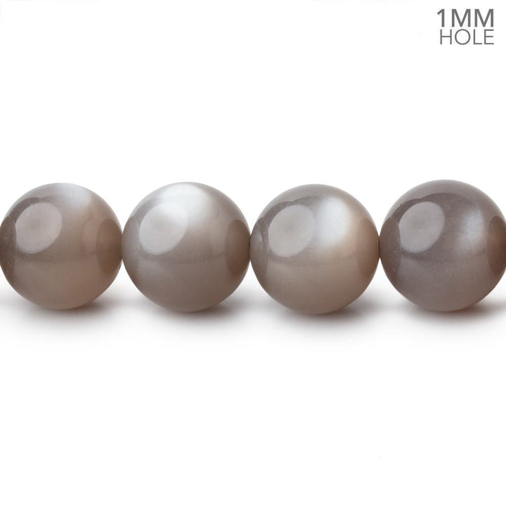 12mm Chocolate Moonstone Plain Round 15.5 inch 33 Beads AAA